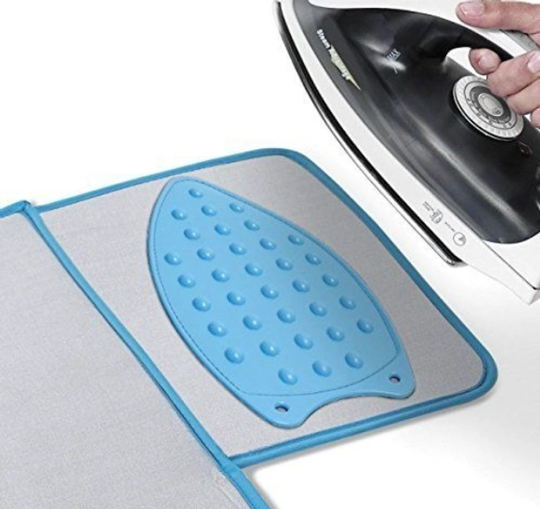4 Pcs Silicone Iron Mat Pad | High Heat Resistant Iron Insulation Pad, 27x14 cm - 27x 14 cm, Silicon, Pack of 4 Pieces